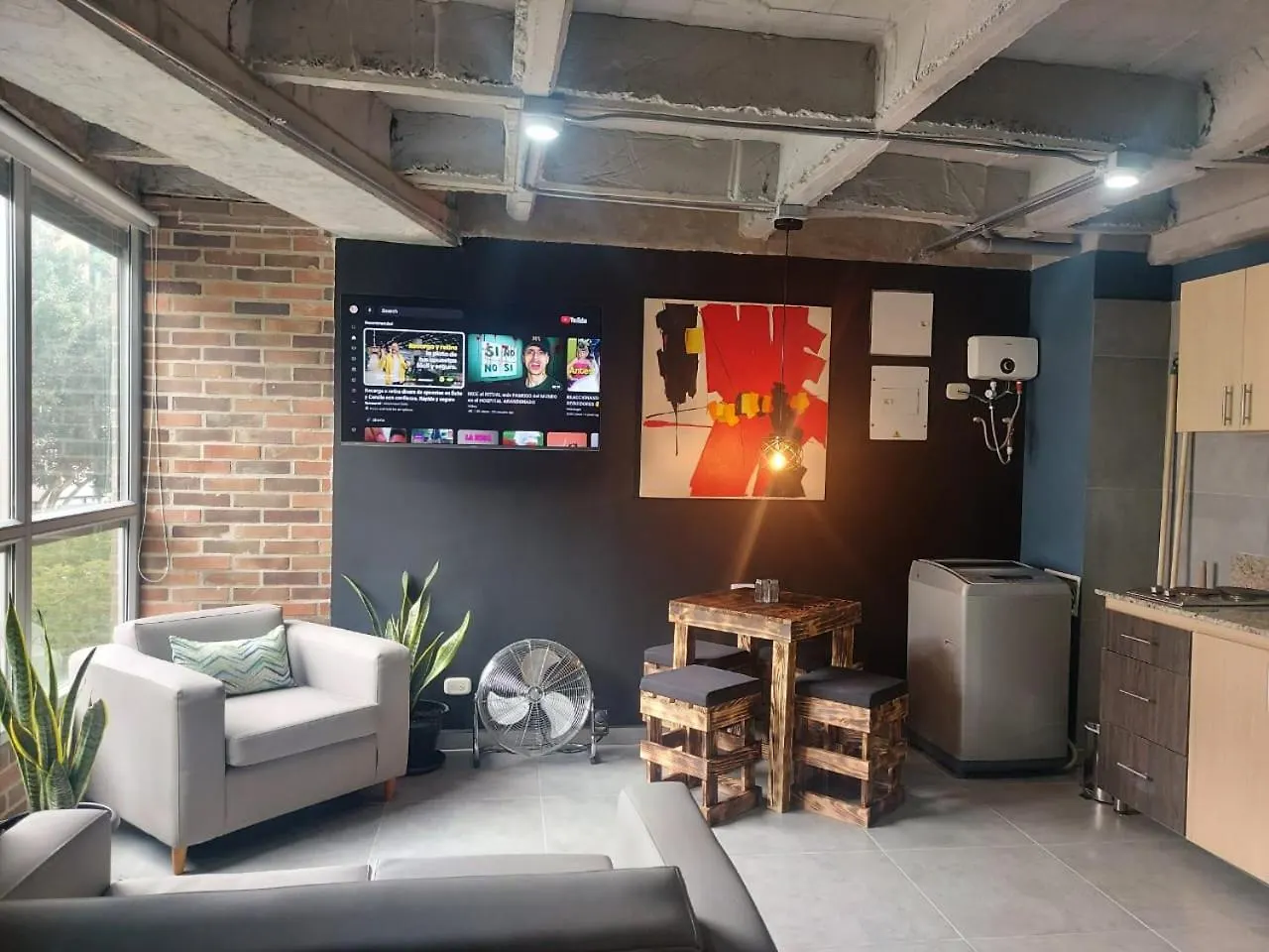 Stylish Laureles Loft In Medellin Apartment