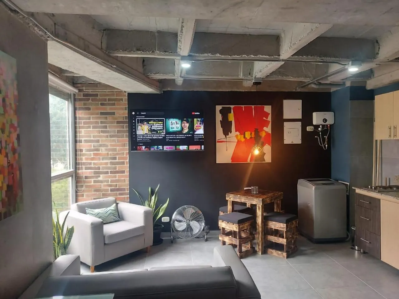 Stylish Laureles Loft In Medellin Apartment