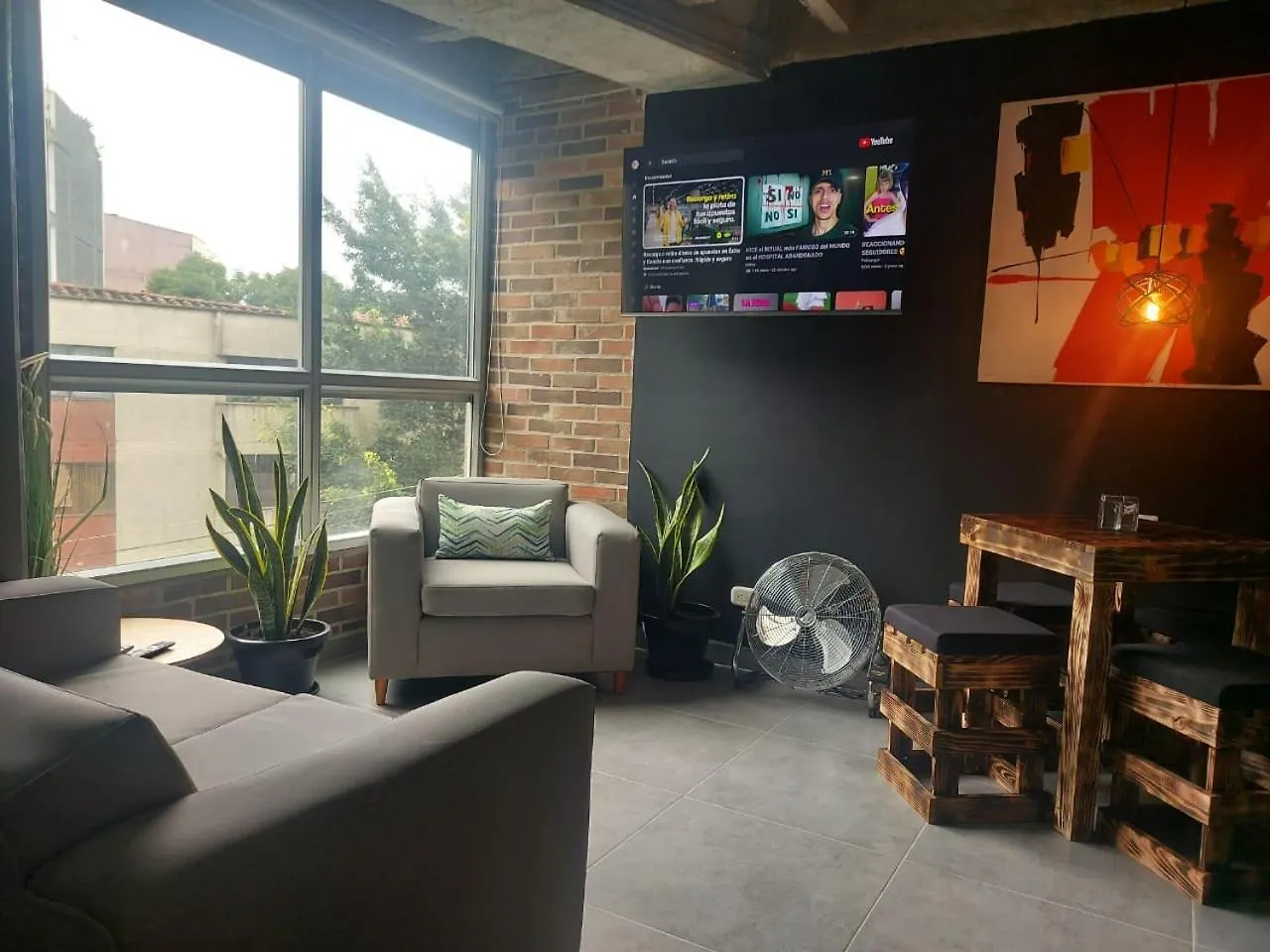 Stylish Laureles Loft In Medellin Apartment